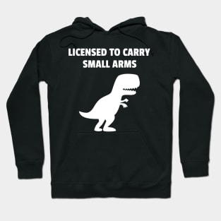 licensed to carry small arms Hoodie